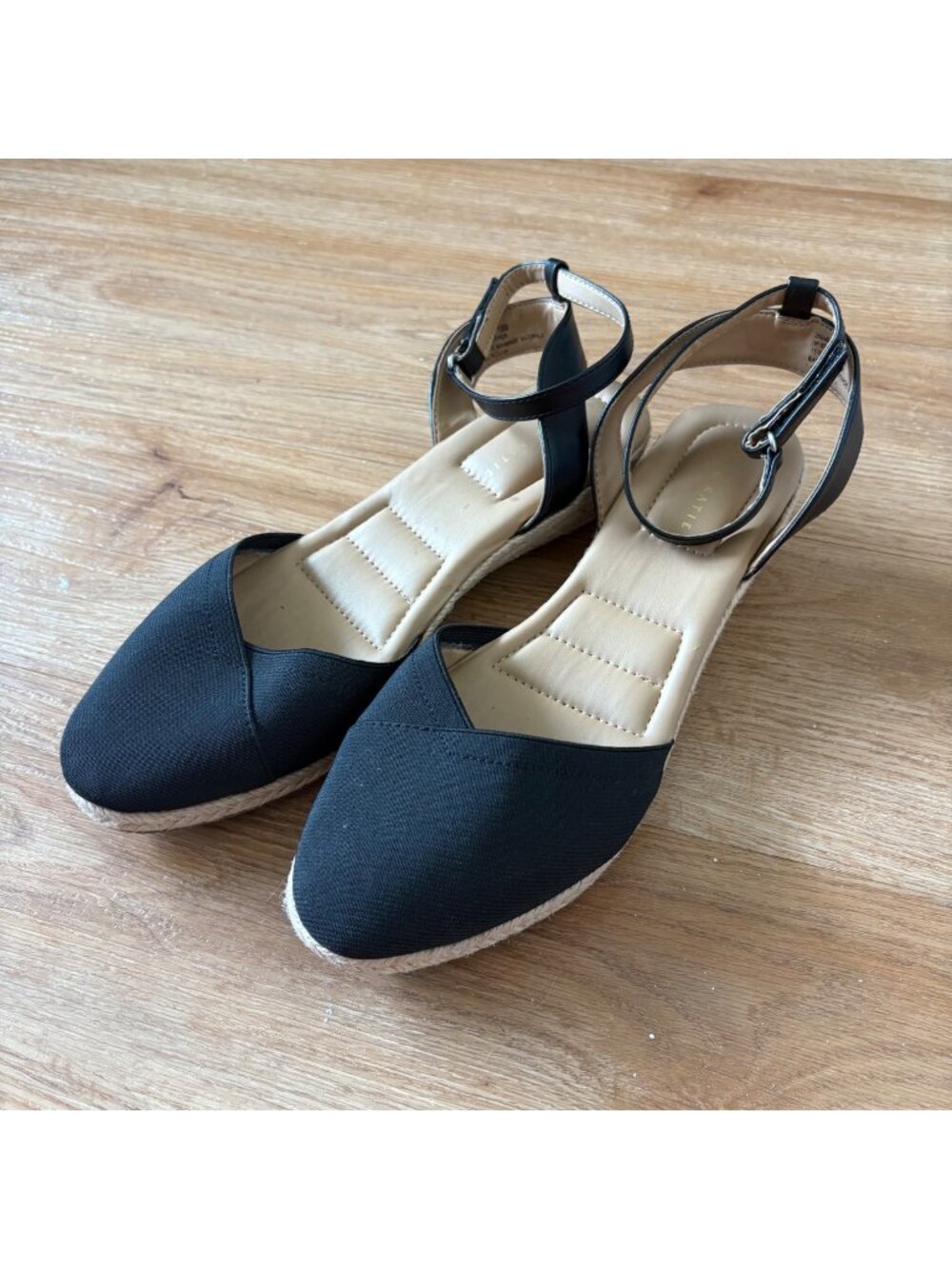 Kelly And Katie Nessa Wedge Pump Closed Toe Shoes Black Women’s Size 10